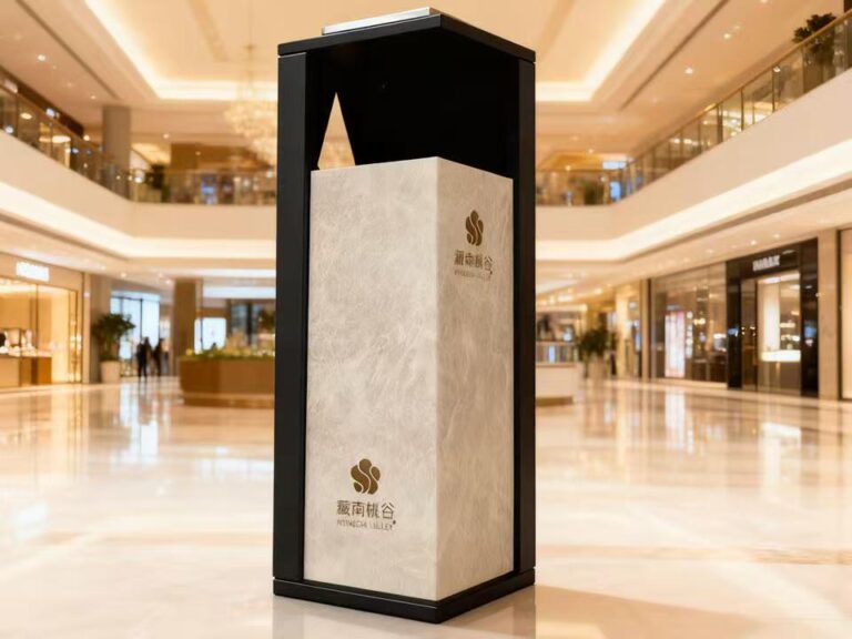 lobby trash bins