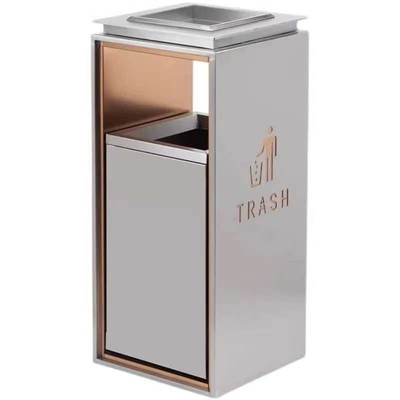 luxury hotel trash bin